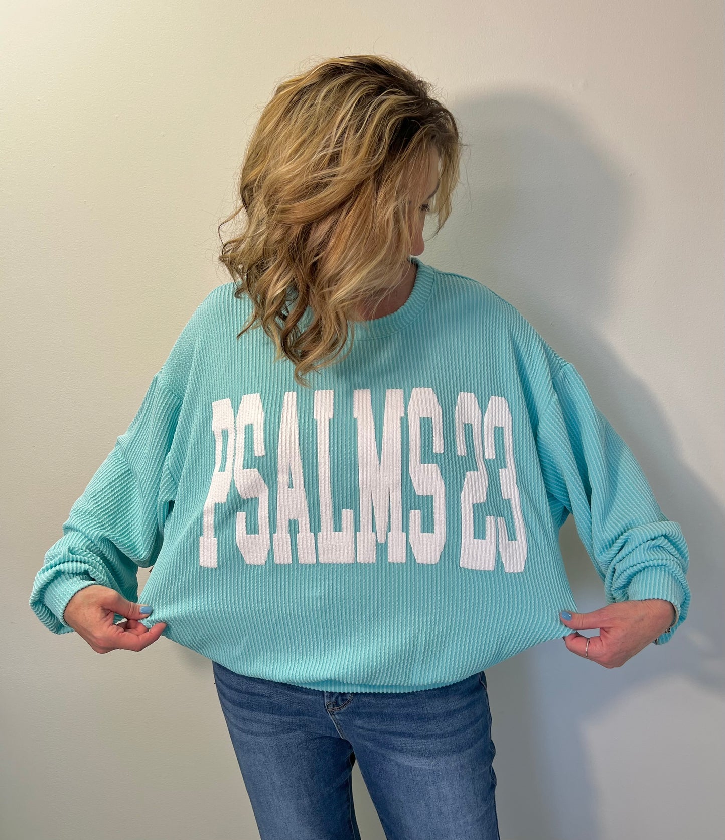 Psalm Ribbed Oversized Shirt