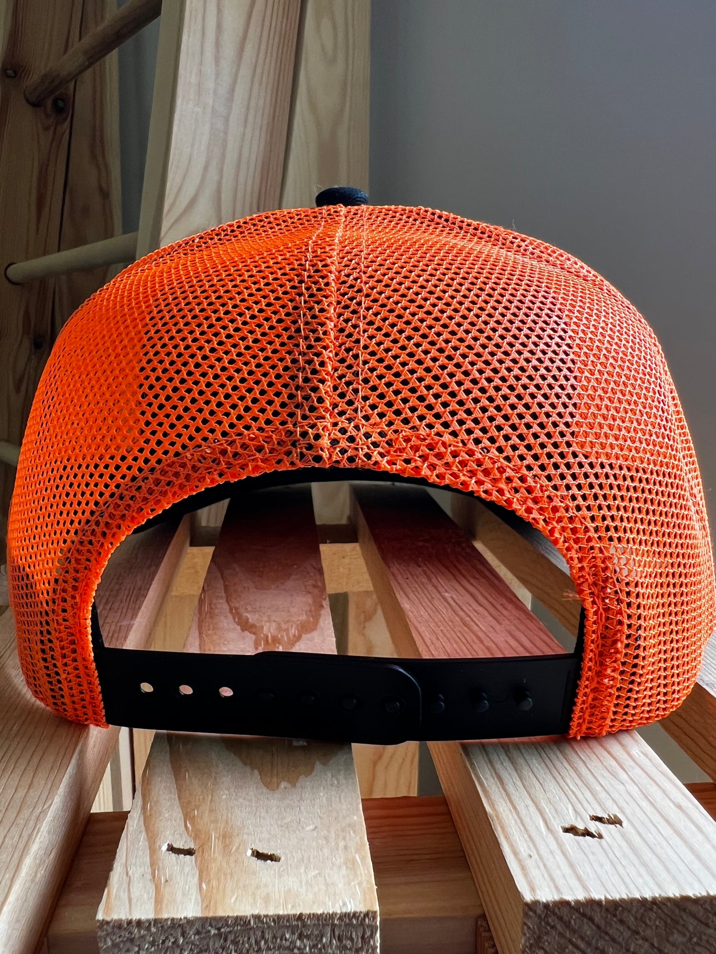 865LIFE Buckle Patch Orange/Black Hat