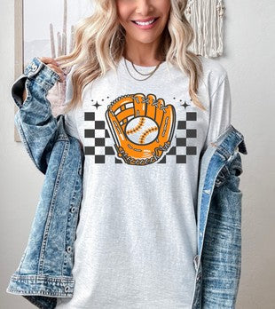 Baseball Glove Short Sleeve Tee