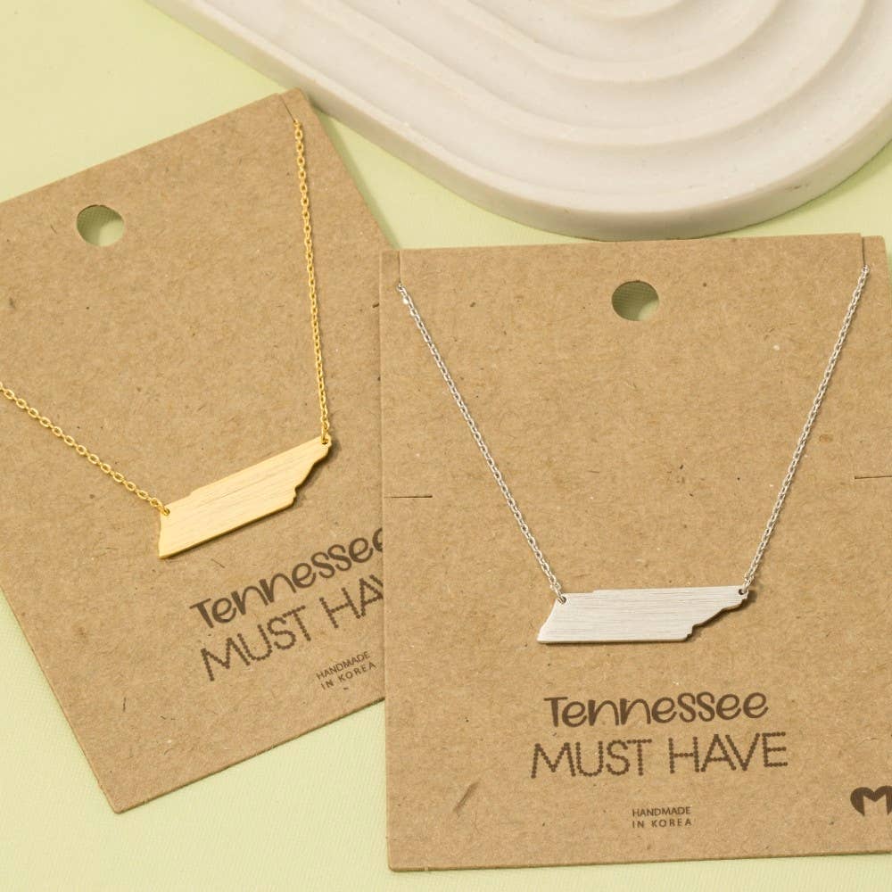 Tennessee State Pendant Necklace