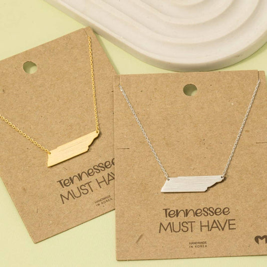 Tennessee State Pendant Necklace