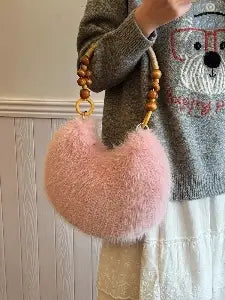 Women’s Plush Pillow Underarm Bag – Classic Streetwear Style