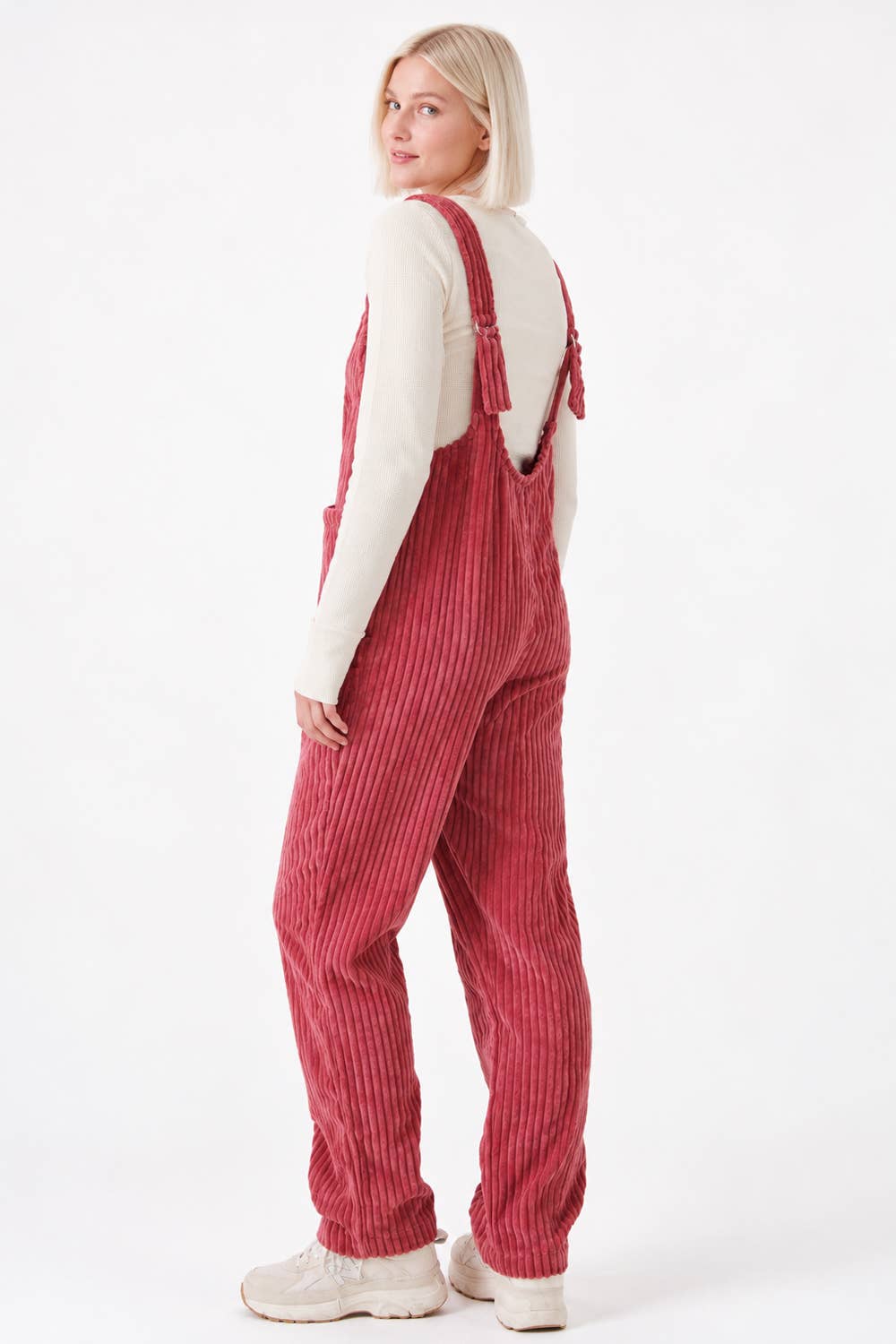 NP70513-Cozy Soft Corduroy Jumpsuits