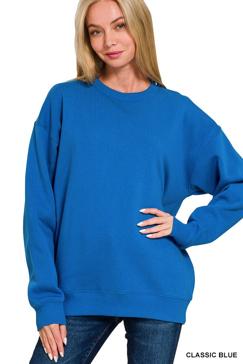 `Fleece Round Neck Sweatshirts
