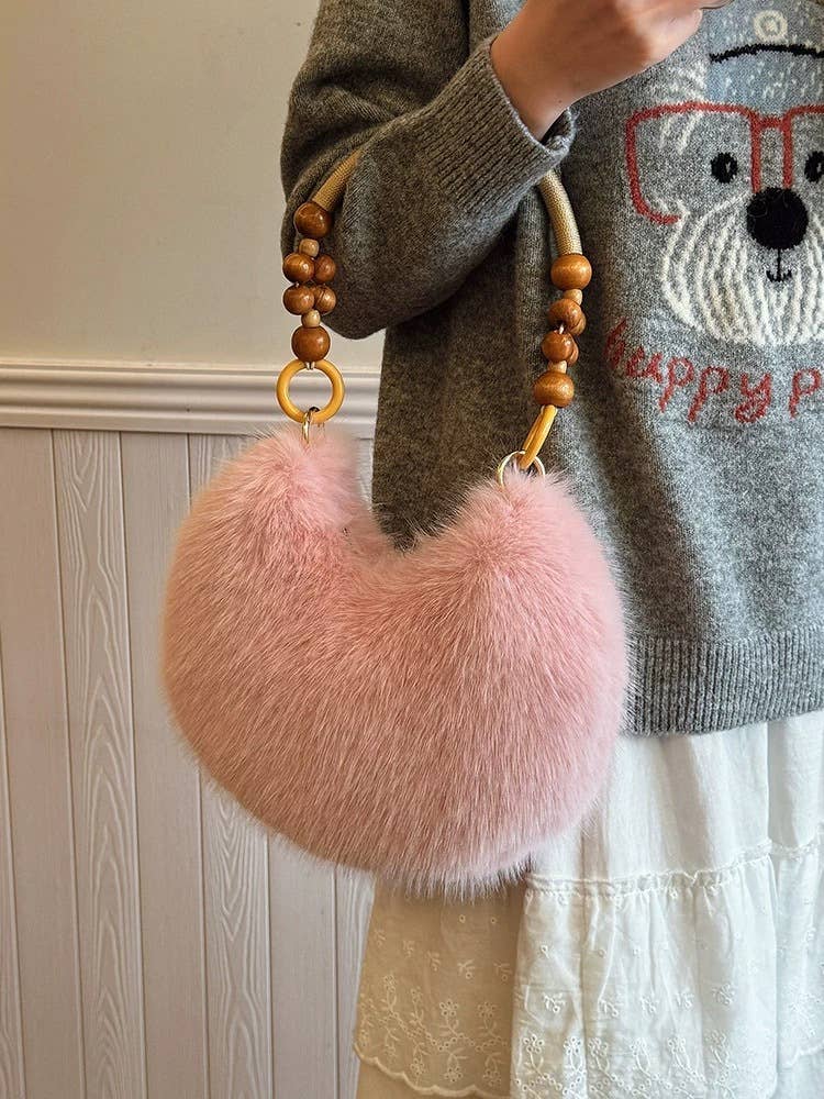 Women’s Plush Pillow Underarm Bag – Classic Streetwear Style