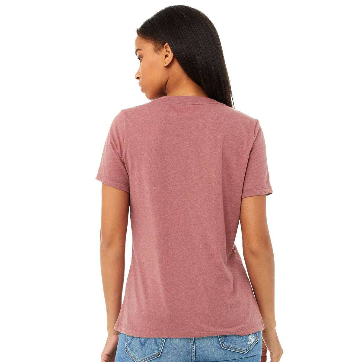 BELLA + CANVAS 6405CVC Women's Relaxed Heather CVC V-Neck Tee