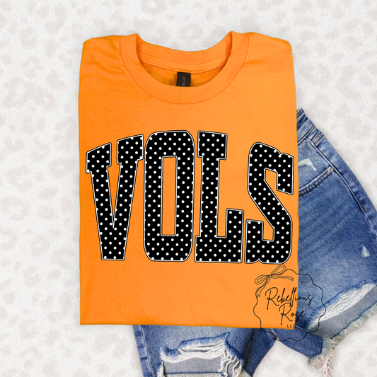 Polka Dot Vols Tennessee Graphic T-shirt