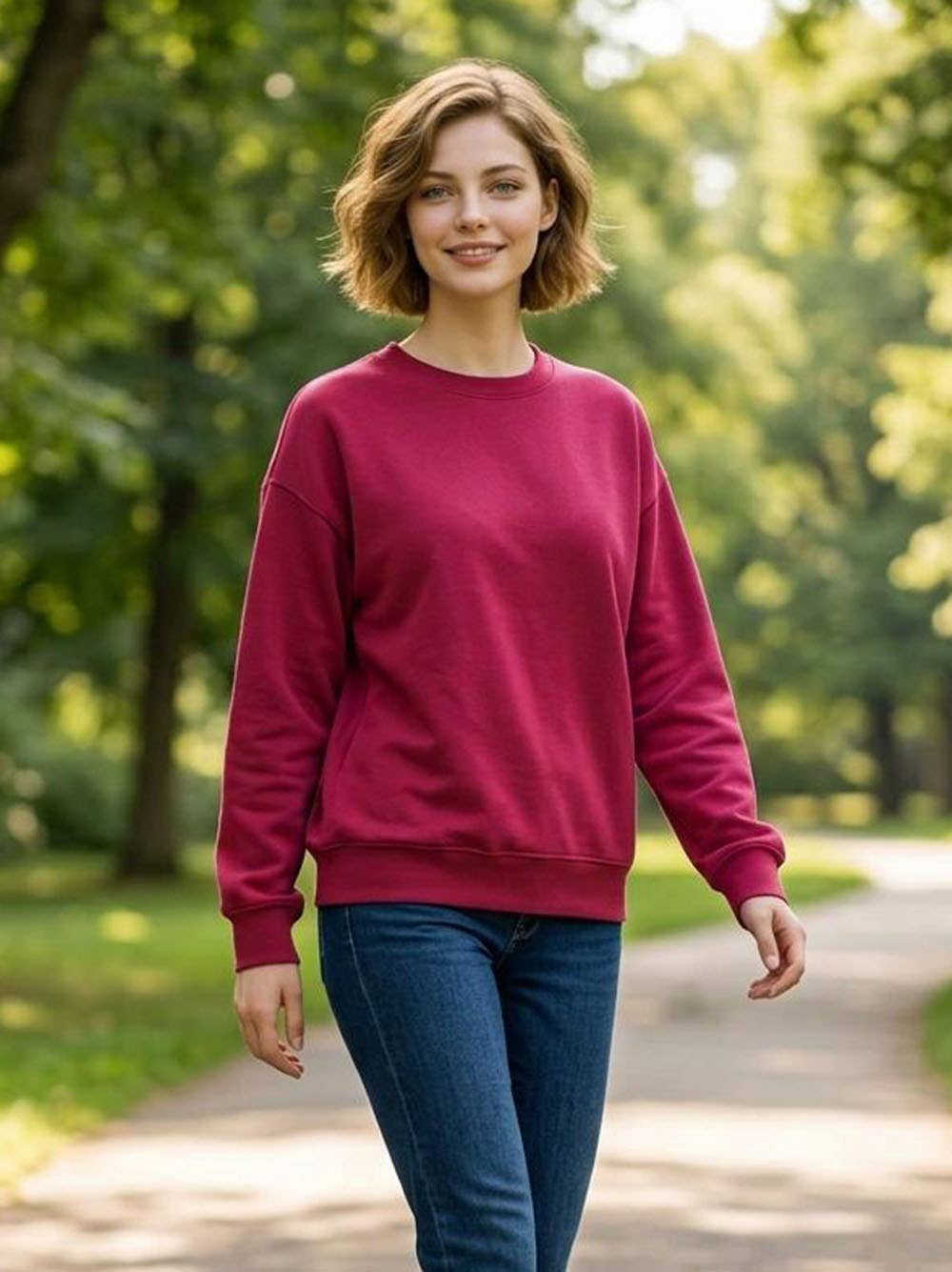 Fleece Drop Shoulder Sweatshirts Zenana