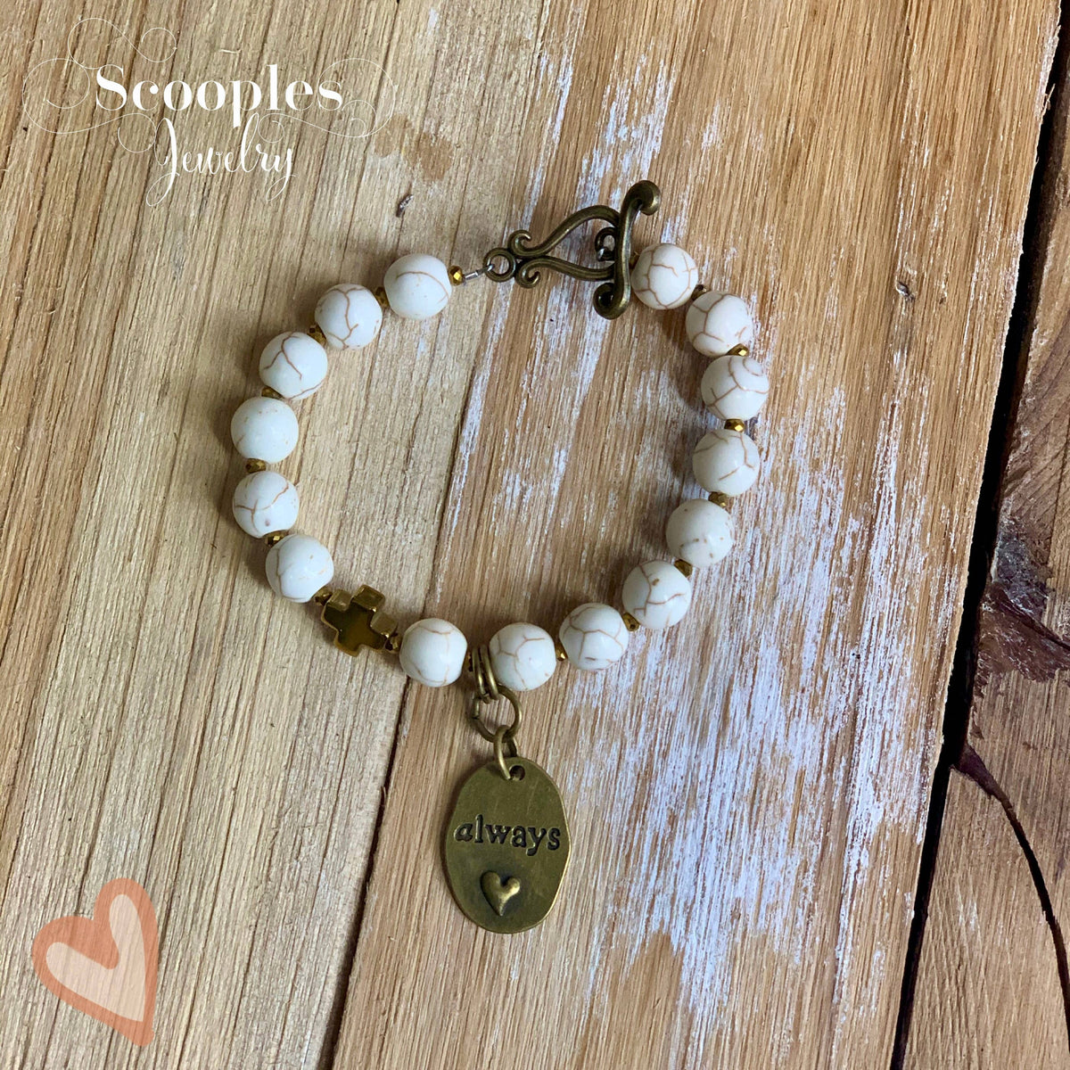 Ring Cross in Natural - Neck