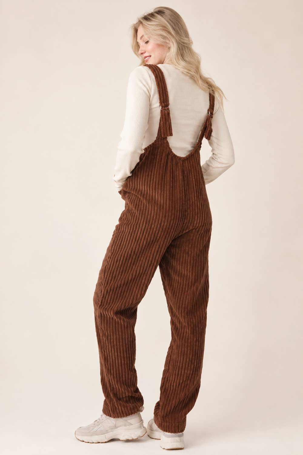 NP70513-Cozy Soft Corduroy Jumpsuits