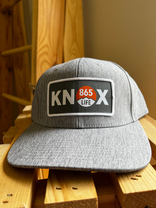 Trucker Heathered 865LIFE Hat GREY/BLK KNOX Patch