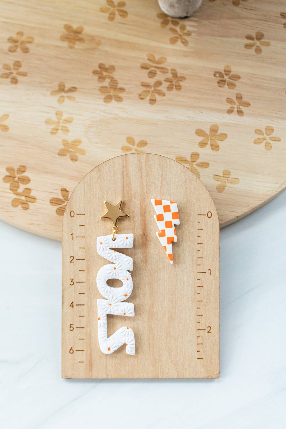 TENN VOLS Star Embossed Dangles
