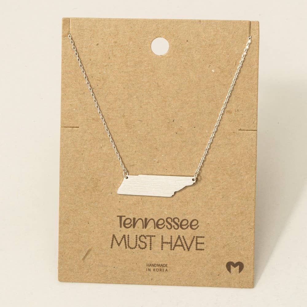 Tennessee State Pendant Necklace
