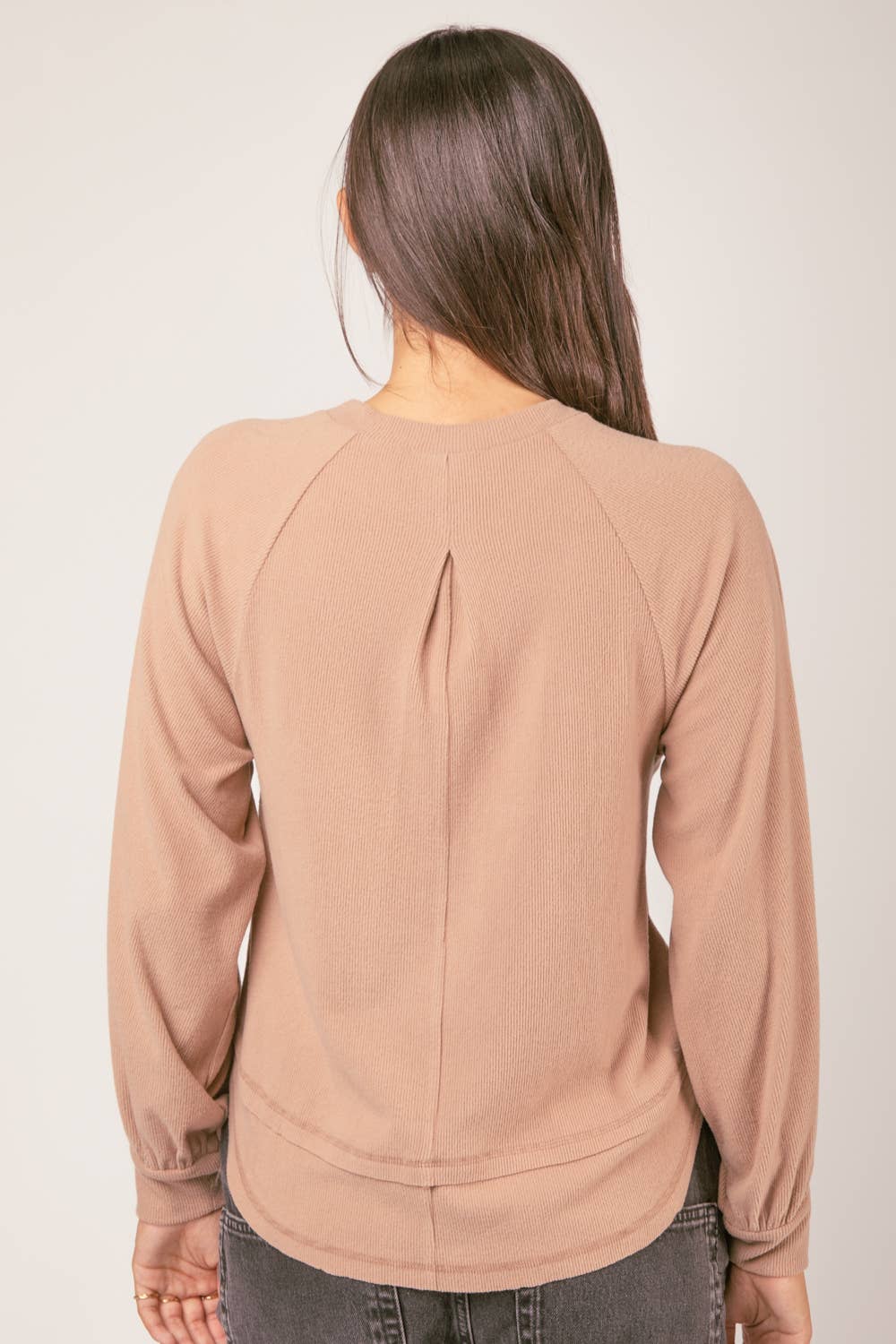 NT11317-Casual Oversized Cutout Knit Top