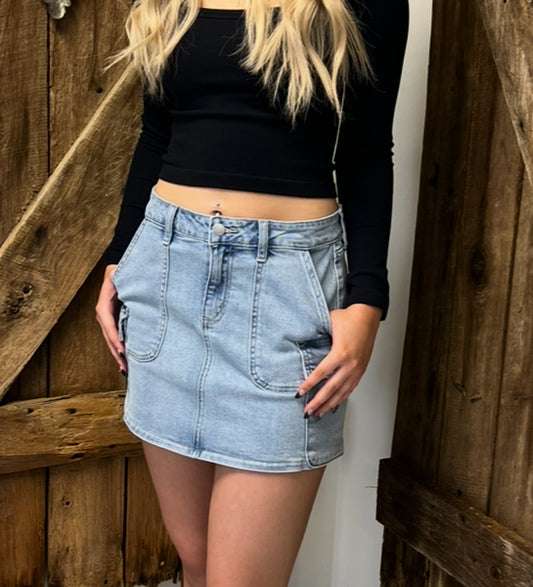 LOW RISE MICRO CARGO by Just USA