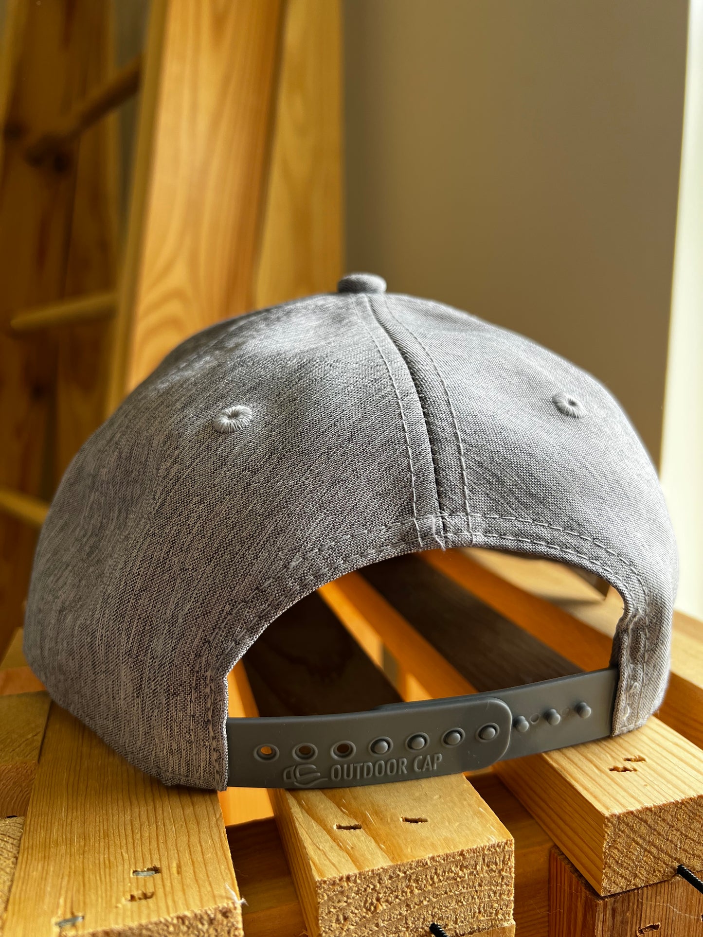 Trucker Heathered 865LIFE Hat GREY/BLK KNOX Patch