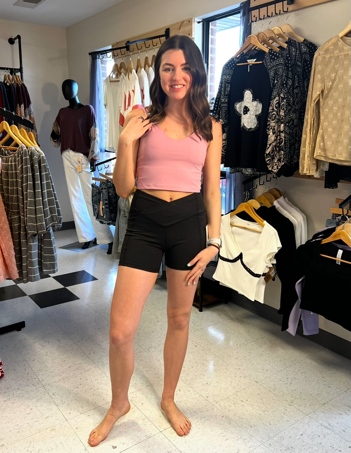 High Waisted Workout Shorts