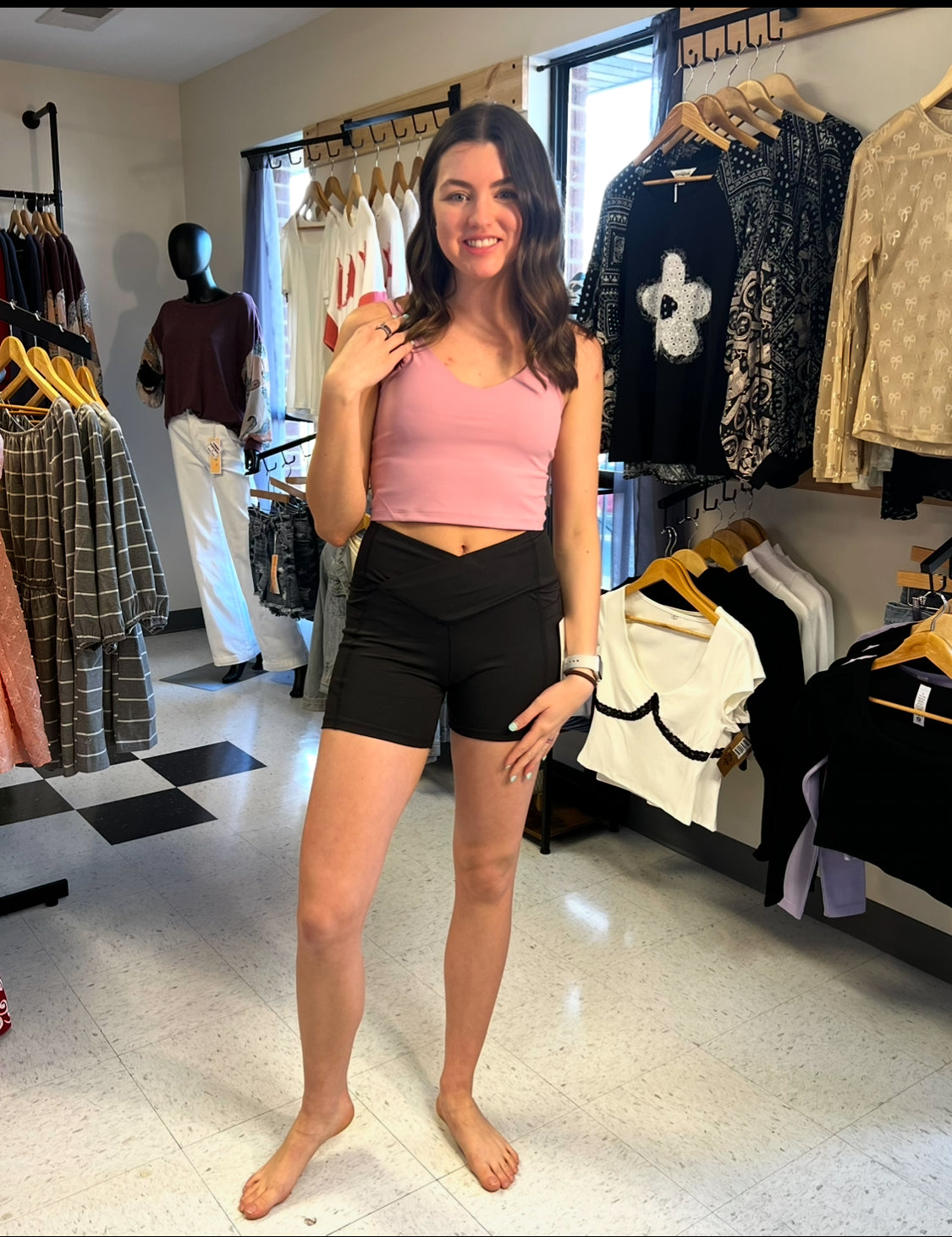 High Waisted Workout Shorts