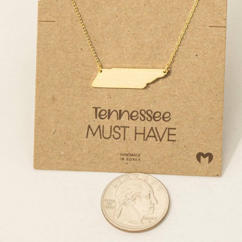 Tennessee State Pendant Necklace