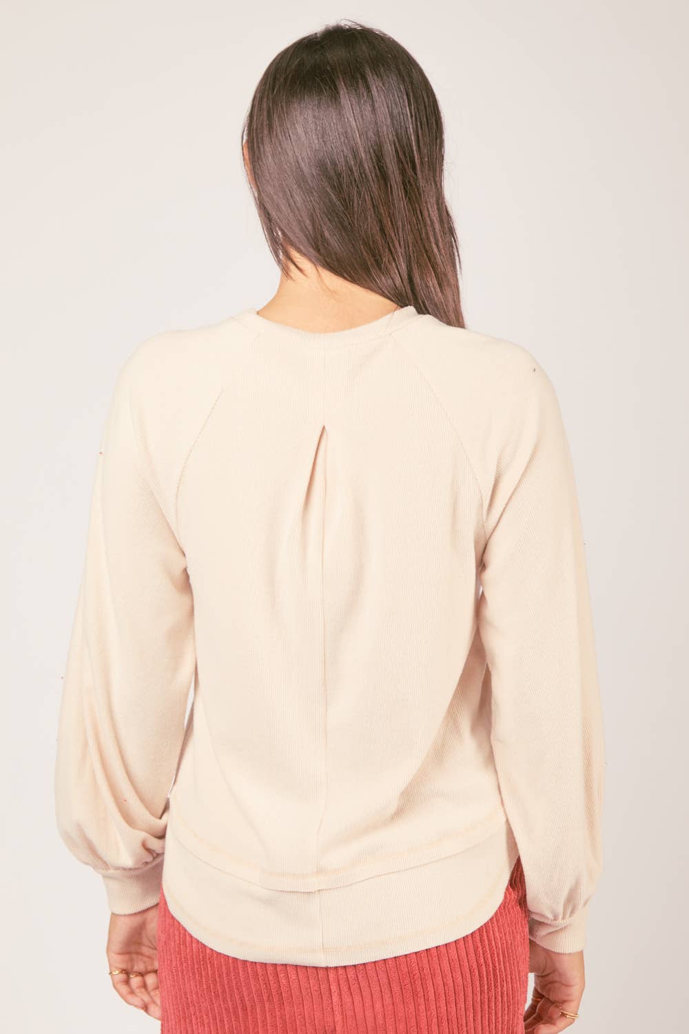 NT11317-Casual Oversized Cutout Knit Top