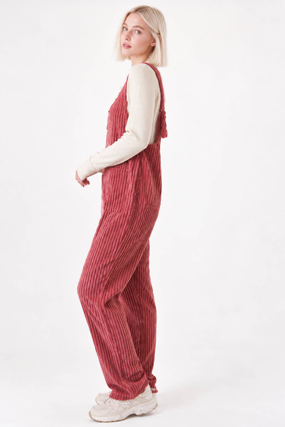 NP70513-Cozy Soft Corduroy Jumpsuits