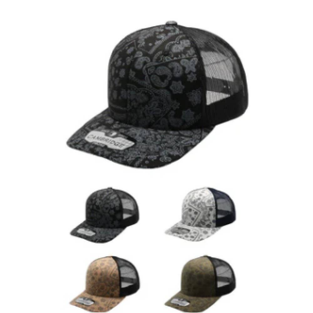 CAMBRIDGE PAISLEY MESH TRUCKER HAT