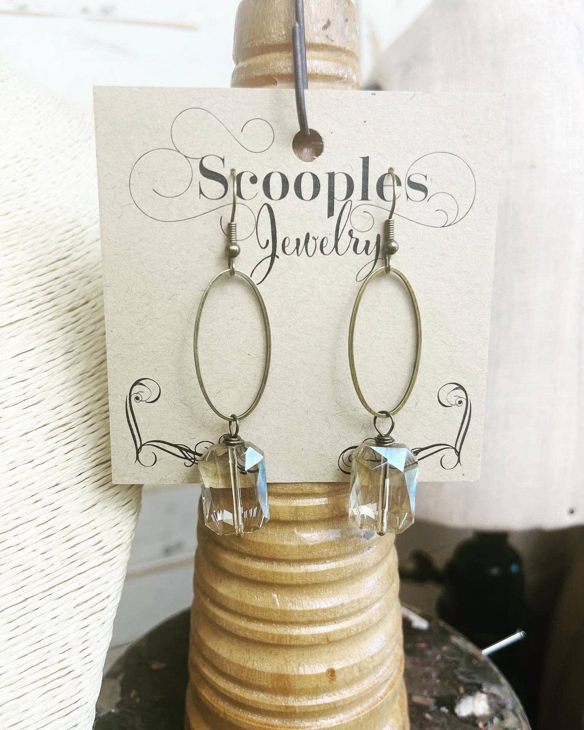 Ring Cross in Natural - Neck