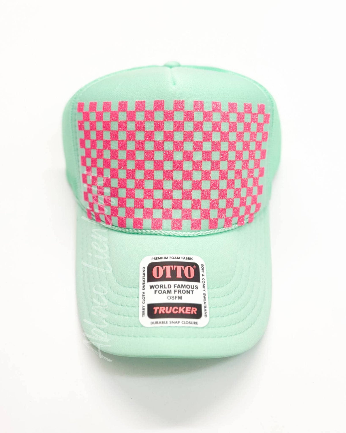 Stars HTV Glitter Trucker Hat Background Transfer