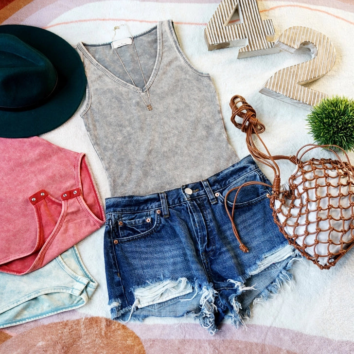 Washed Cotton Bodysuit